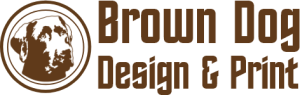 Brown Dog Design & Print Logo